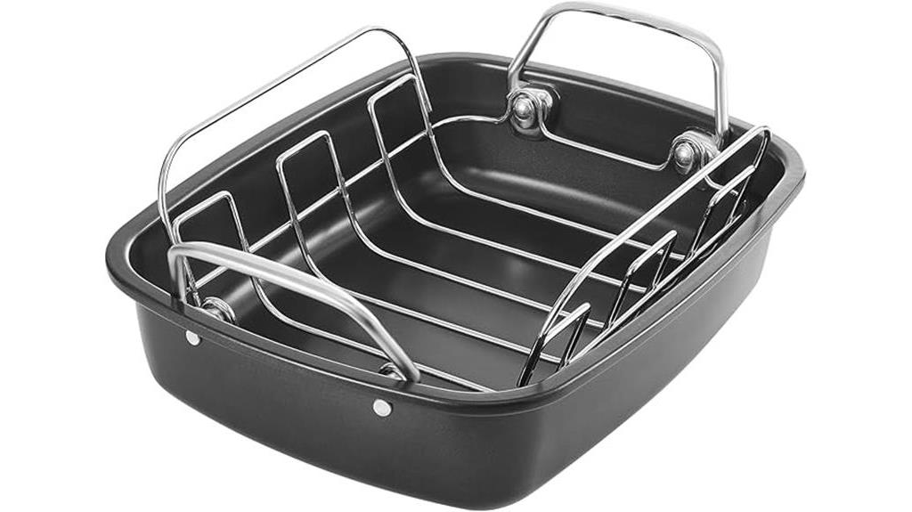 nonstick turkey roasting pan