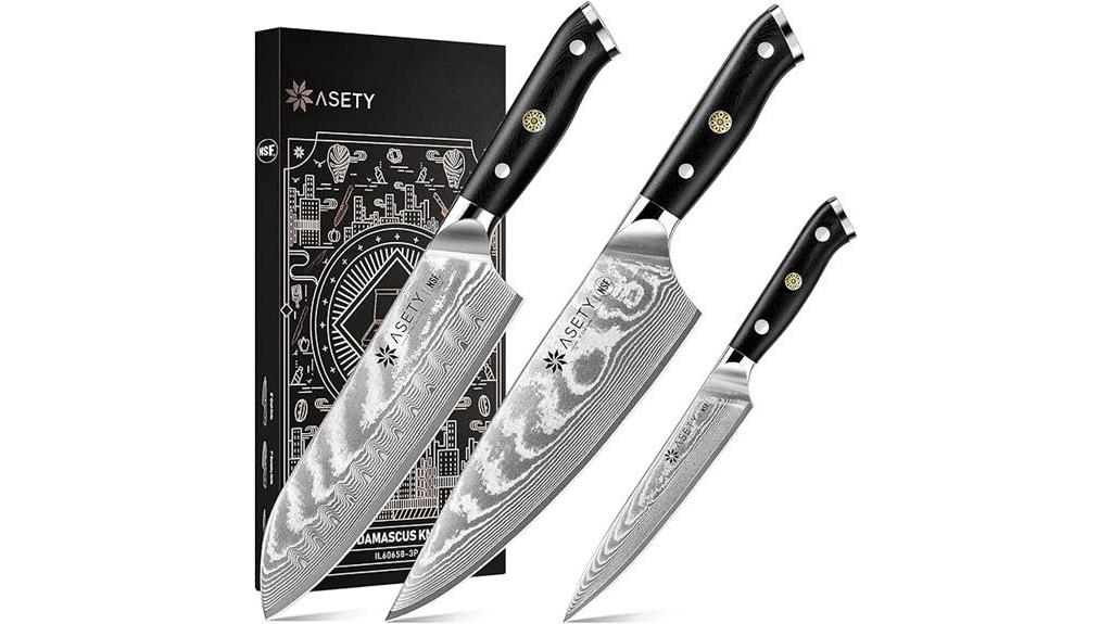 nsf food safe knife set
