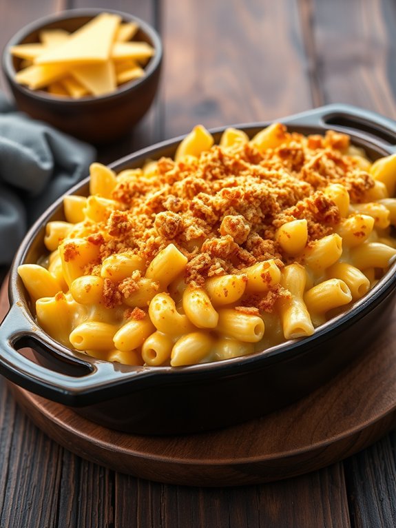 origins of cheesy pasta