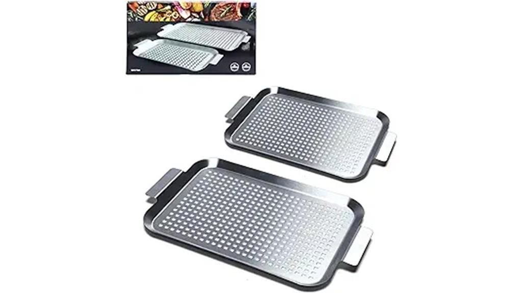 outdoor grill pan set