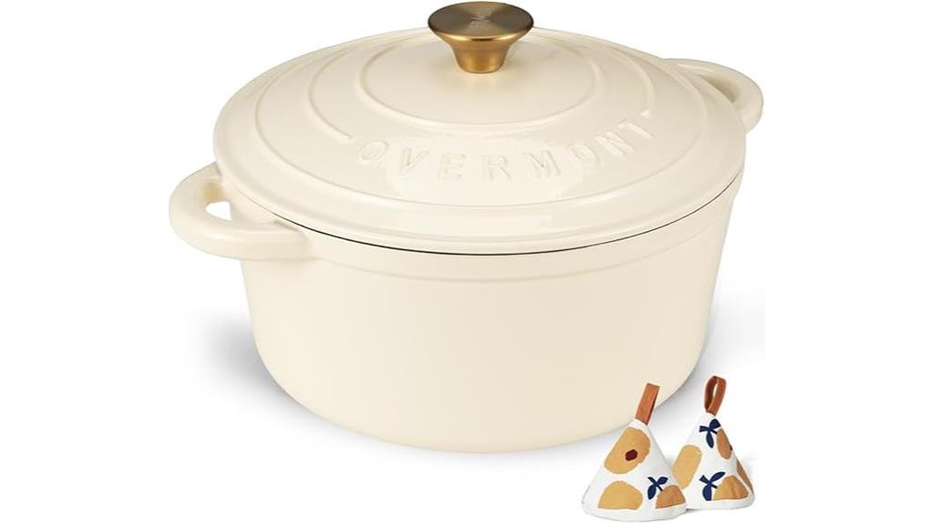 overmont enameled dutch oven