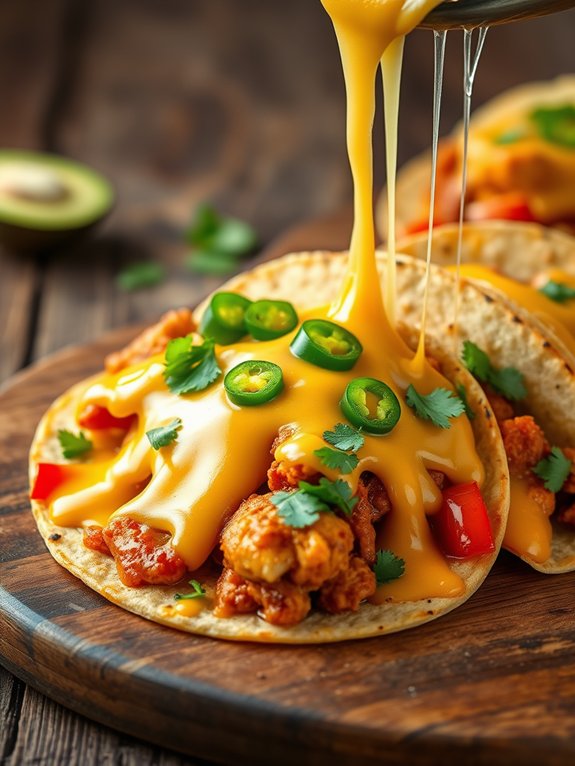 perfectly melted cheese delight