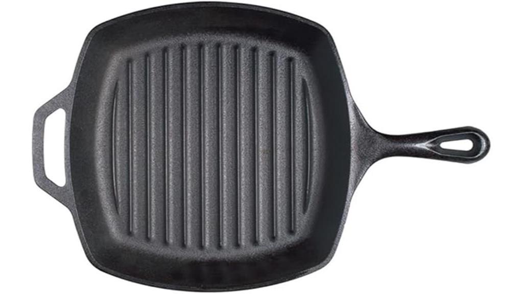 pre seasoned cast iron grill