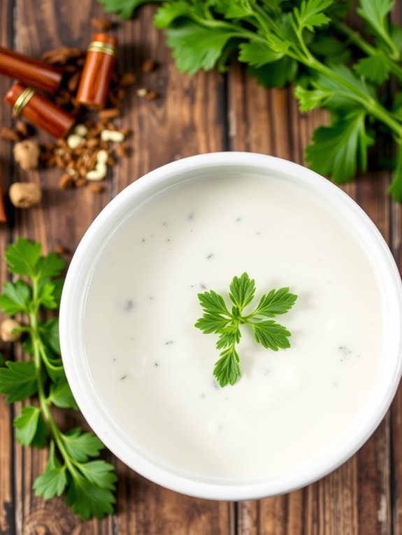 prepare homemade ranch dressing