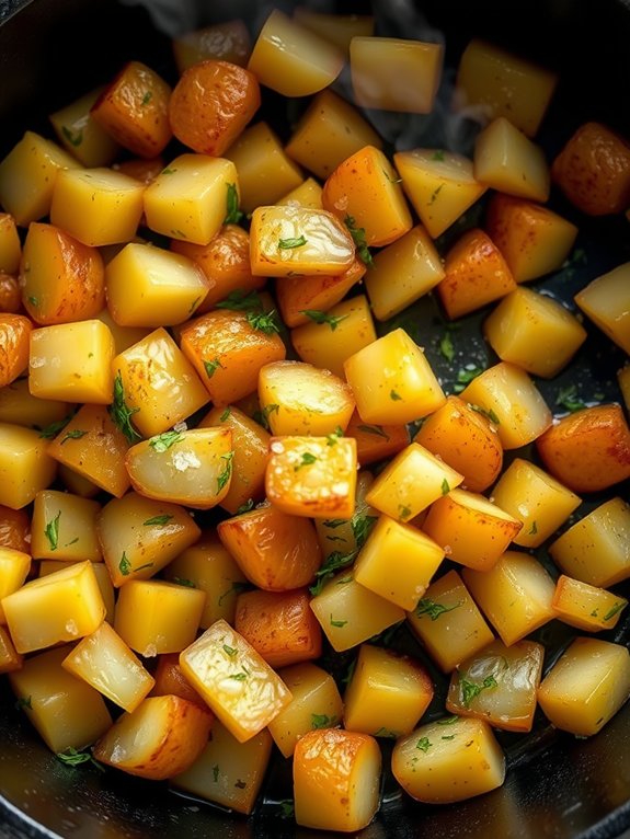preparing delicious potato dishes