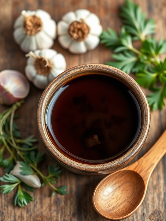 preparing flavorful meat sauce