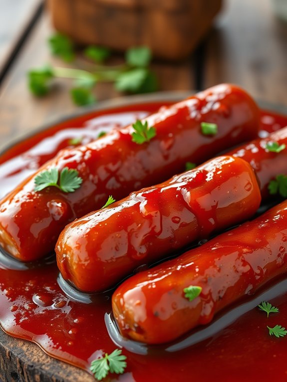 preparing miniature sausages delightfully