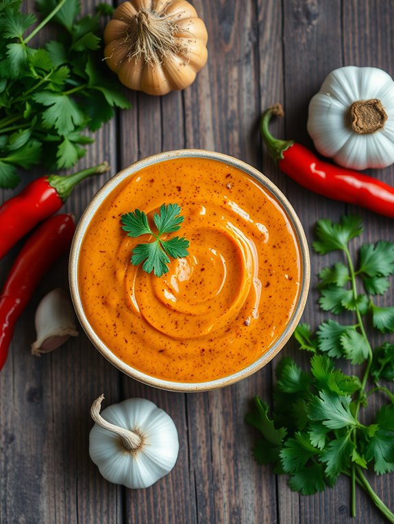 preparing spicy chipotle sauce