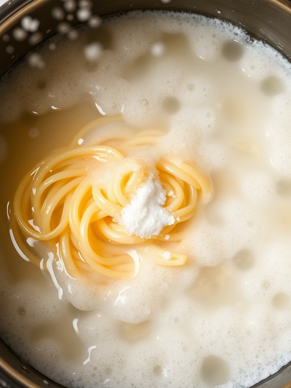 preparing the noodles delightfully
