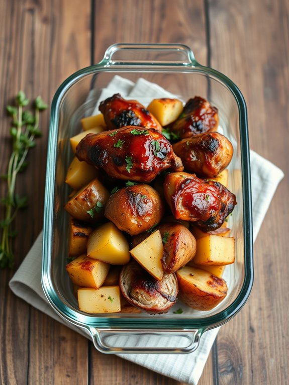 properly storing food leftovers