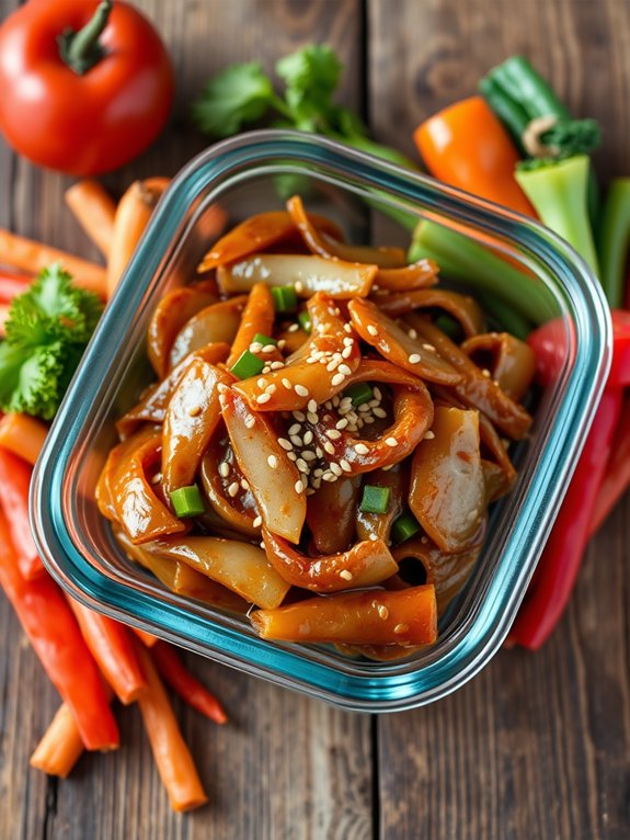properly storing food leftovers