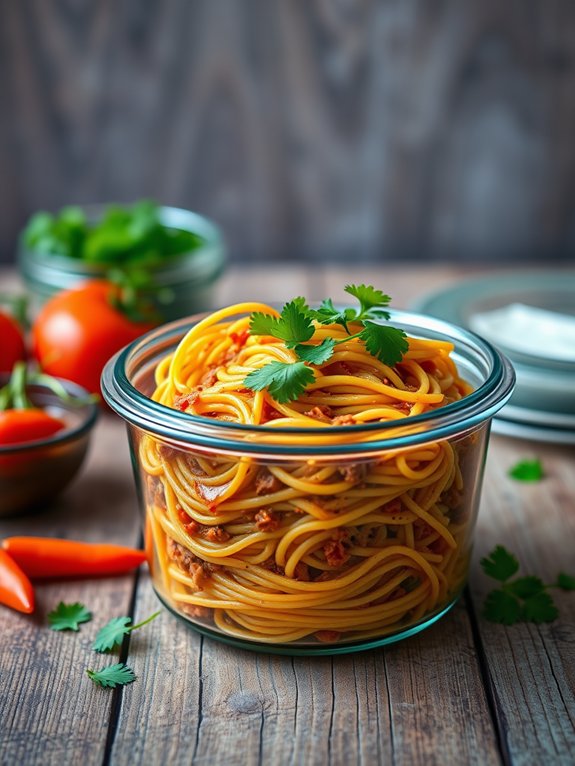 properly storing leftover food