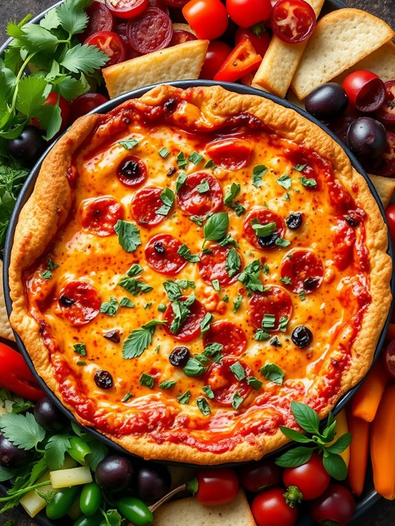 selecting your pizza toppings