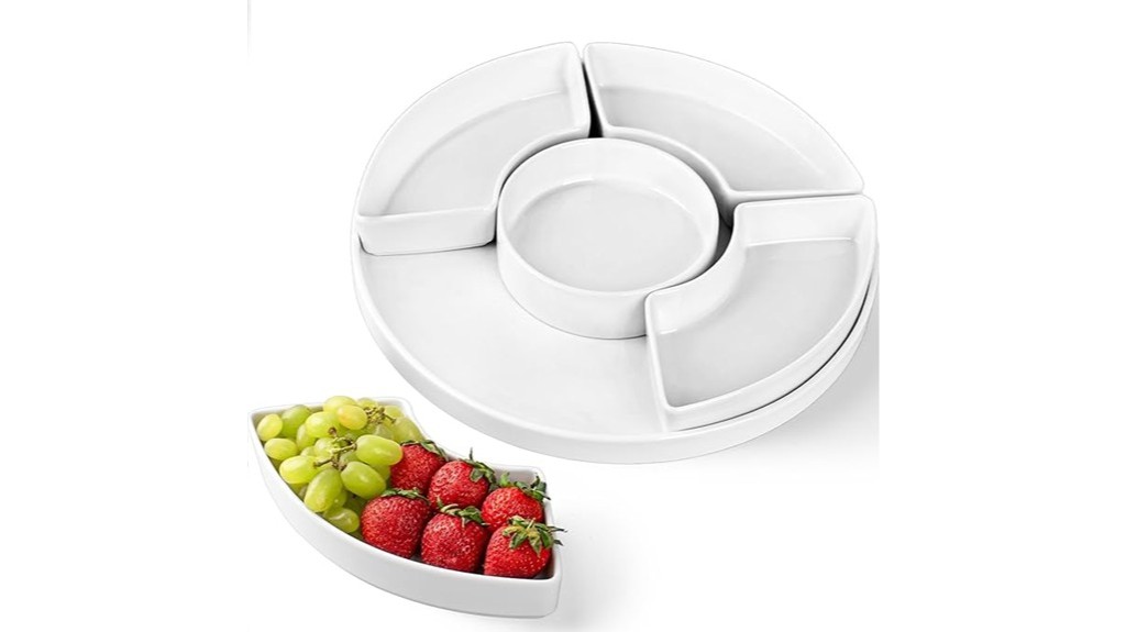 serving tray and platters