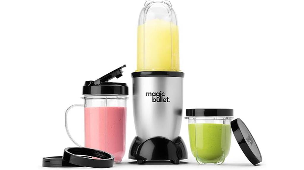 silver magic bullet blender set