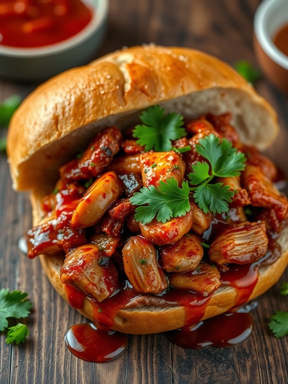 slow cooker bbq sandwiches