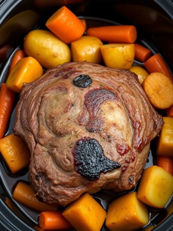 slow cooker beef dinner