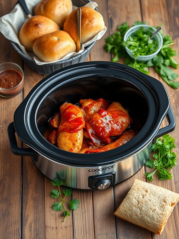 slow cooker meal preparation