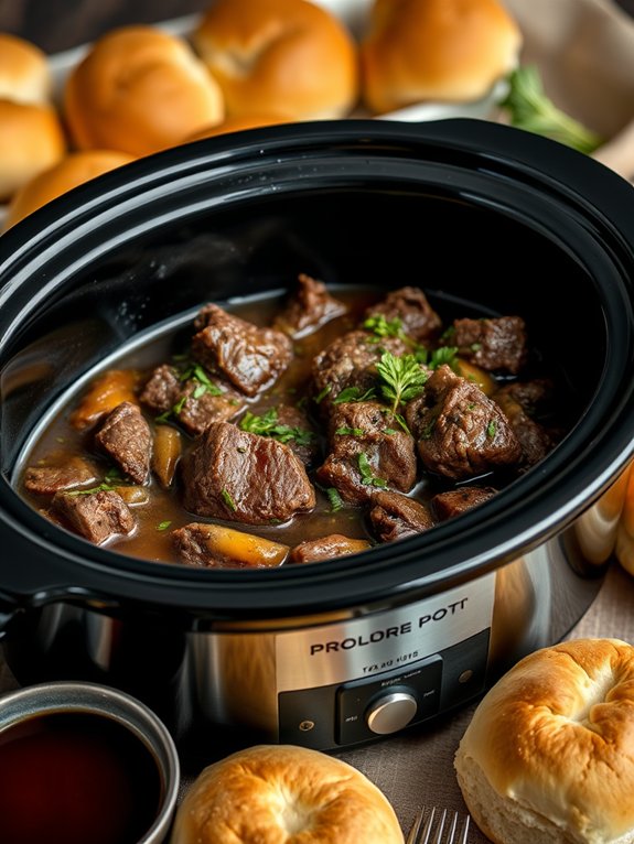 slow cooking guidelines provided