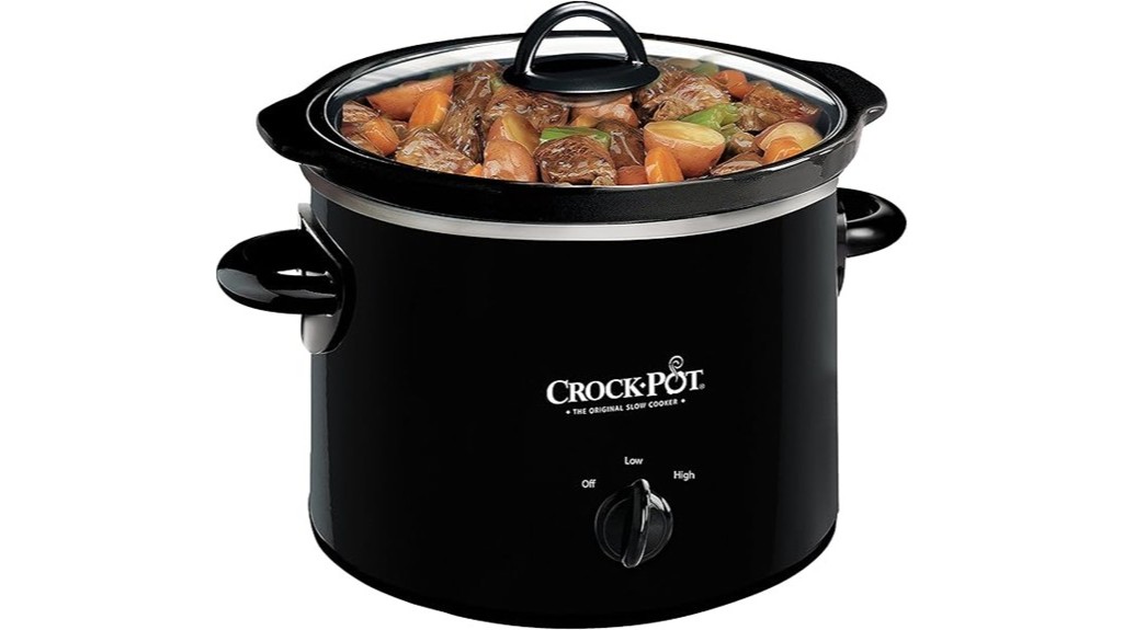small black crockpot classic