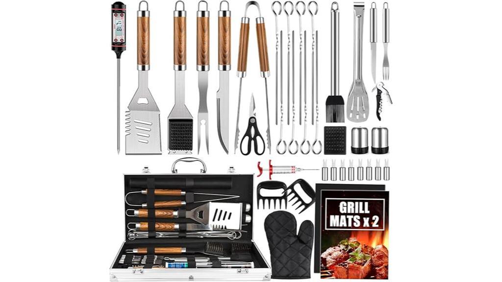 stainless steel bbq toolset
