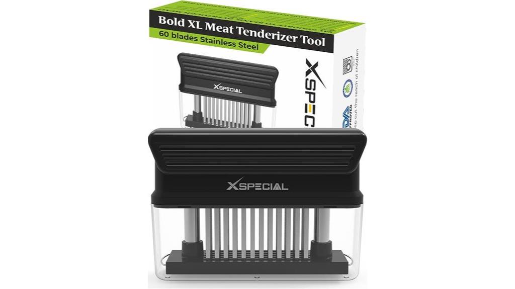 stainless steel meat tenderizer