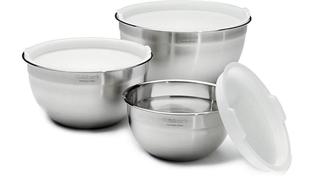 stainless steel mixing bowls