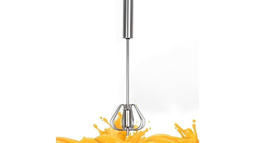 stainless steel whisk frother
