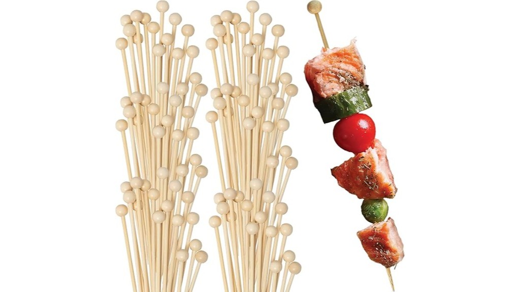 sustainable wooden food picks