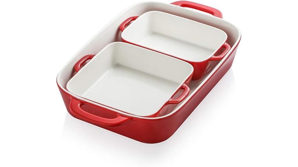 sweejar bakeware set ceramic