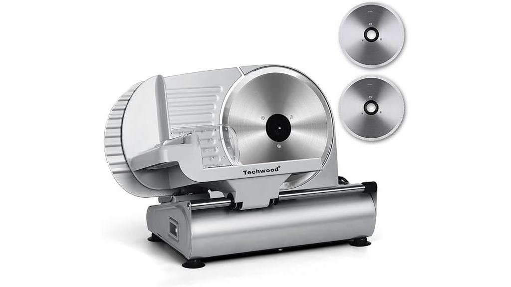 techwood electric deli slicer
