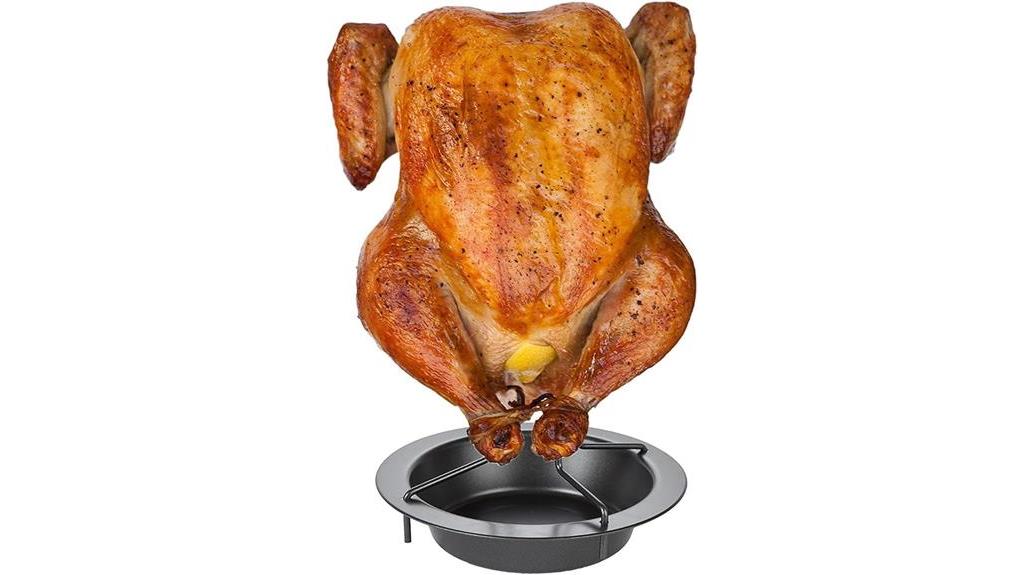 vertical chicken roaster rack