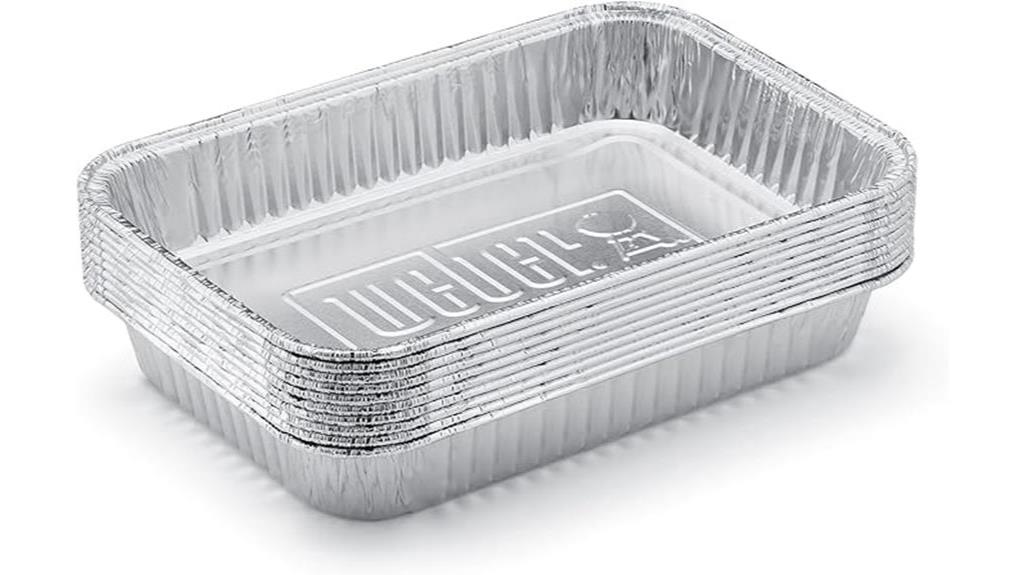 weber aluminum drip pans