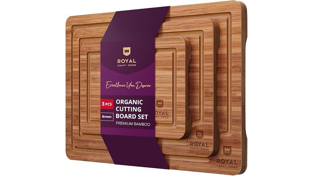 wooden cutting boards set