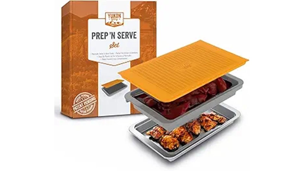 yukon glory bbq tray set